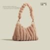 Stylish and Spacious Women's Large Capacity Shoulder Bag: High-Grade Plush Un... | VaquitaRepublic