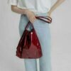 Bright Leather Fashion Red Women Bag| ShopDecimals