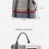 Canvas Stripe Women's Bag | ShopDecimals