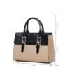 A set of Luxury Leather Handbags Black | VaquitaRepublic