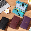 Head Layer Cowhide Long Multi Card Wallet | VaquitaRepublic