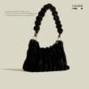 Stylish and Spacious Women's Large Capacity Shoulder Bag: High-Grade Plush Un... | VaquitaRepublic
