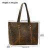 Women's Handbag Leather Print One Shoulder Bag | VaquitaRepublic