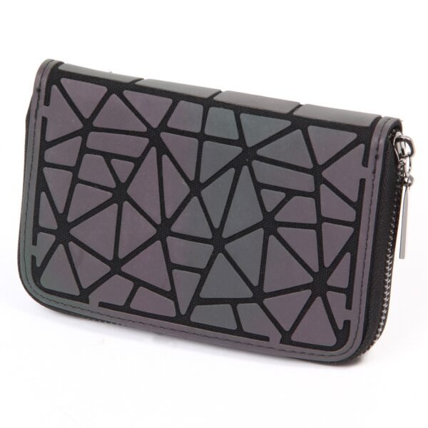 Fashion Diamond Leather Luminous Wallet | VaquitaRepublic