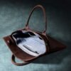 Vintage Crazy Horse Leather Laptop Bag | ShopDecimals