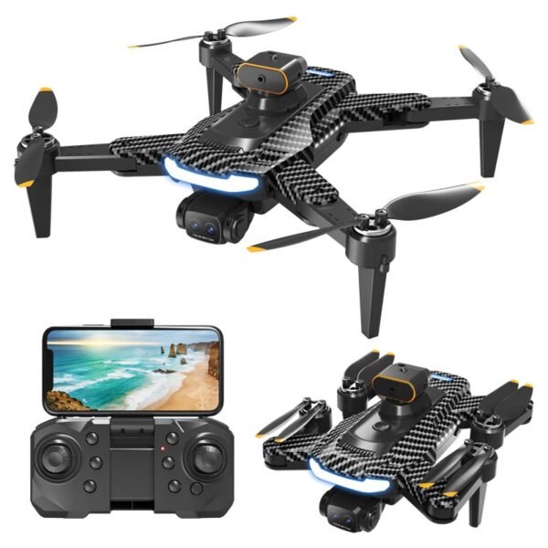 P17 Drone Automatic Return Brushless Obstacle Avoidance Remote Control High Definition Aerial Photography Optical Flow Quadcopter | VaquitaRepublic