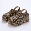 Women's Hole Shoes Summer Wear Leopard Print | ShopDecimals