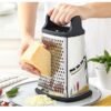 Stainless Steel Cheese Grater 9in 4 Sides, Perfect Grater For Parmesan Cheese. Vegetables, Ginger- Dishwasher Safe, Durable  Random Color | ShopDecimals