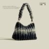 Stylish and Spacious Women's Large Capacity Shoulder Bag: High-Grade Plush Un... | VaquitaRepublic