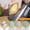 Stainless Steel Cheese Grater 9in 4 Sides, Perfect Grater For Parmesan Cheese. Vegetables, Ginger- Dishwasher Safe, Durable  Random Color | ShopDecimals