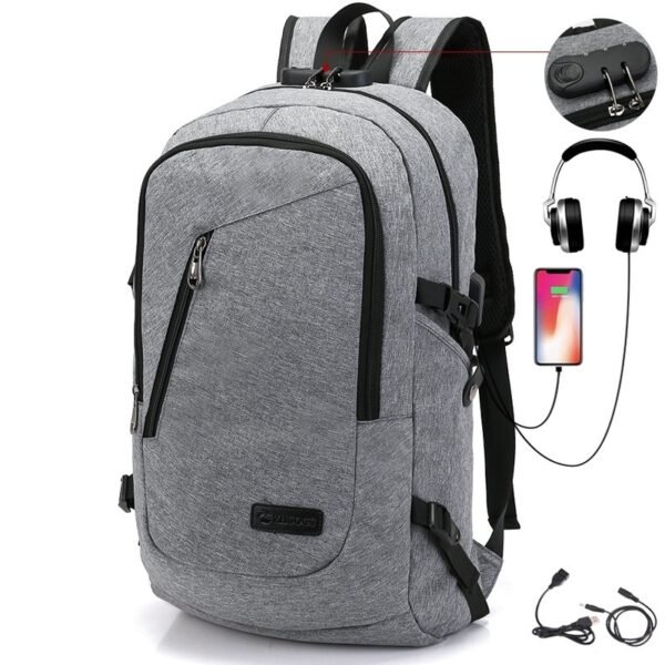 Student Backpack USB Charging Travel Backpack | VaquitaRepublic