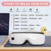 Eye Massager With Heat, Bluetooth Music Rechargeable Eye Heat Massager, Relax And Reduce Eye Strain Dark Circles Eye Bags Dry Eye, Ldeal Gift For Both Men And Women | VaquitaRepublic