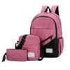 Three Piece Bag Casual Backpack, and Wallets | VaquitaRepublic