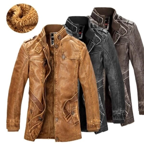 Duolino Classic Leather Jacket | VaquitaRepublic