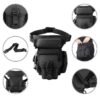 Outdoor Tactical Drop Leg Thigh Bag Utility Waist Bag | VaquitaRepublic