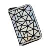 Geometric Rhombus Wallet Female Laser Short Wallet Zipper Lady Change Card Holder | VaquitaRepublic