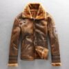 Plush Padded Lamb Fur And Fur Men's Coat | VaquitaRepublic