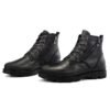 Winter leather Martin boots plus velvet non-slip breathable men's shoes | VaquitaRepublic