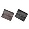 Litchi PU Leather Simple Stylish And Portable Multiple Card Slots Buckle Card Holder | VaquitaRepublic
