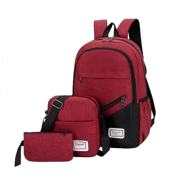 Three Piece Bag Casual Backpack, and Wallets | VaquitaRepublic