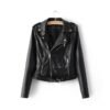 Autumn and Winter Women's Leather Coat JacketsMen's plus velvet PU leather jacket | VaquitaRepublic