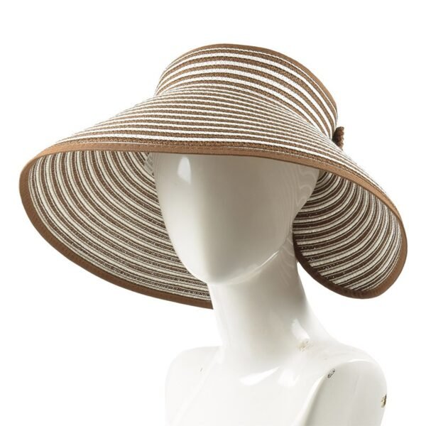 Sun-proof Beach Portable Outdoor Big Brim Foldable Visor Straw Hat | VaquitaRepublic