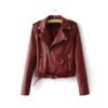 Autumn and Winter Women's Leather Coat JacketsMen's plus velvet PU leather jacket | VaquitaRepublic