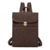 Flip PU College Student Small Schoolbag Leisure Shopping Backpack | VaquitaRepublic