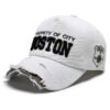 Women's Fashion Embroidered Ripped Cool Baseball Hat | VaquitaRepublic