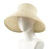 Sun-proof Beach Portable Outdoor Big Brim Foldable Visor Straw Hat | VaquitaRepublic