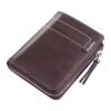 Men's Wallet Short Wallet Retro Zipper Dollar | VaquitaRepublic