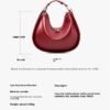 Special-interest Design Selenodont Bag Genuine Leather Underarm Crossbody All-matching | VaquitaRepublic
