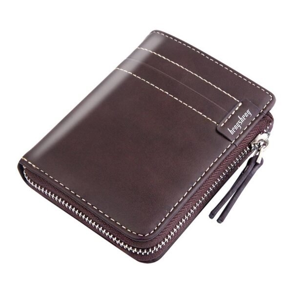 Men's Wallet Short Wallet Retro Zipper Dollar | VaquitaRepublic