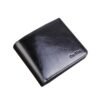 Men's Wallet Short Zipper Buckle Oil Wax Leather | VaquitaRepublic