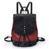 Retro High-Capacity college Leather Backpack Bag | VaquitaRepublic