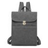 Flip PU College Student Small Schoolbag Leisure Shopping Backpack | VaquitaRepublic