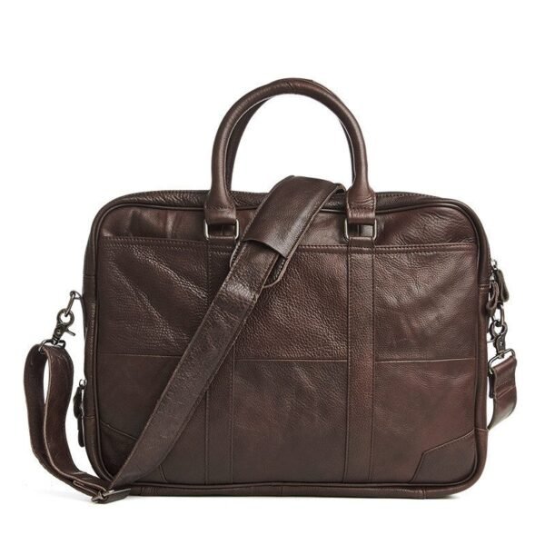 Leather Men's briefcase | VaquitaRepublic