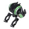 5 In 1 Double LED Bicycle Light Bluetooth Audio MP3 Player Speaker Charging Power Bank Ring Bell Bicycle Phone Holder | VaquitaRepublic