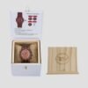 I-Tem Reddish Walnut I-TW10B Wooden Watch: All Wood Strap, Japanese Movement, 3Atm Water Resistant- I-Tem Innovation by Temi | VaquitaRepublic