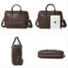 Leather Men's briefcase | VaquitaRepublic