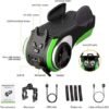 5 In 1 Double LED Bicycle Light Bluetooth Audio MP3 Player Speaker Charging Power Bank Ring Bell Bicycle Phone Holder | VaquitaRepublic