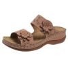 Women's Casual Flower Flat Sandals | VaquitaRepublic