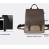 Genuine Leather Assorted Colors Women's Cow Leather Bag Simple Backpack | VaquitaRepublic