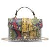 Studded Graffiti All-match Picture And Mother Shoulder Messenger Bag  | VaquitaRepublic