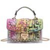 Studded Graffiti All-match Picture And Mother Shoulder Messenger Bag  | VaquitaRepublic