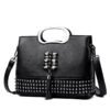 Multi-rivet Portable Fashion Handbag Trendy Tassel Single Shoulder Bag | VaquitaRepublic