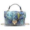 Studded Graffiti All-match Picture And Mother Shoulder Messenger Bag  | VaquitaRepublic