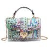 Studded Graffiti All-match Picture And Mother Shoulder Messenger Bag  | VaquitaRepublic