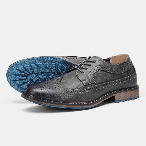 Men's Fashion Vintage Brogue Shoes | VaquitaRepublic