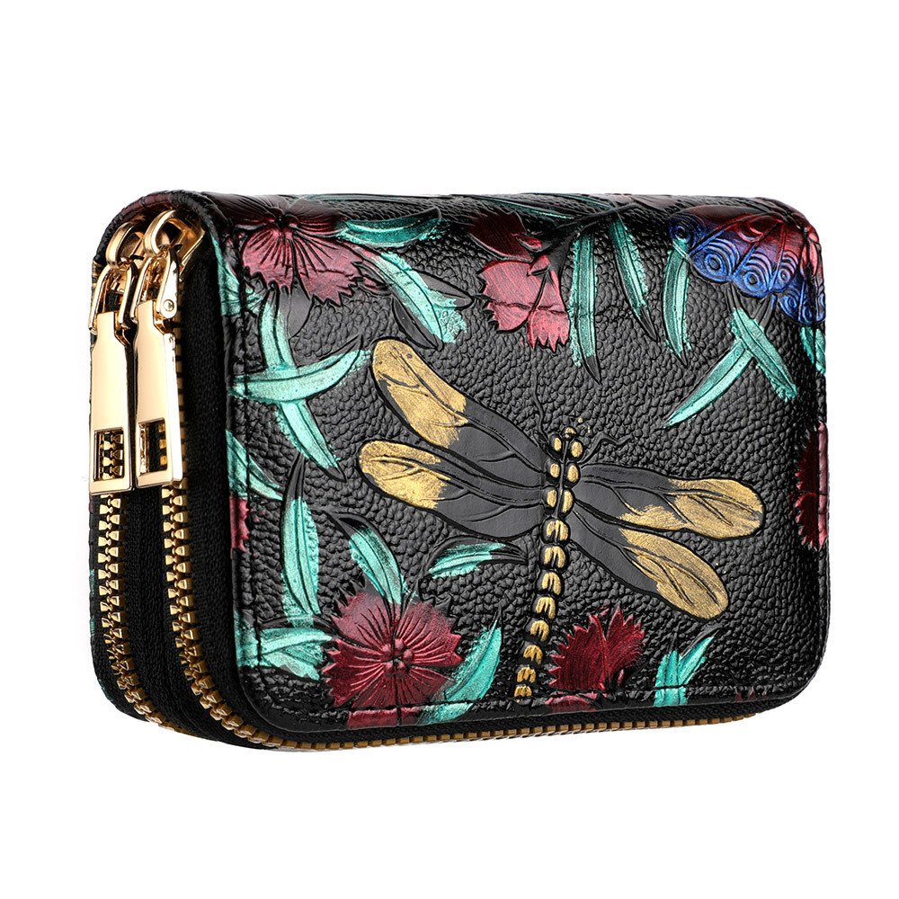Women's Multiple Card Slots Hand-painted Wallet Double Layer | VaquitaRepublic